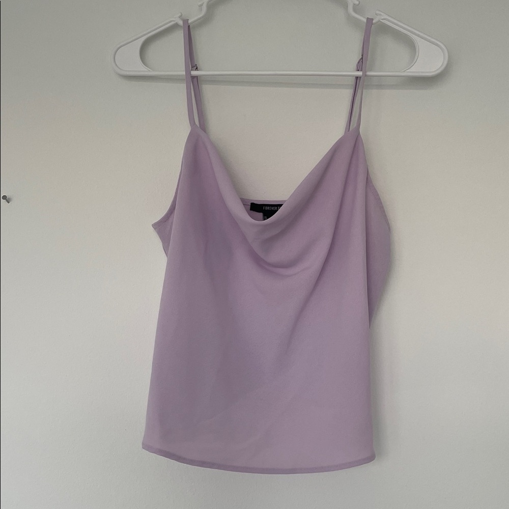 Forever 21 Lilac Cowl Neck Camisole